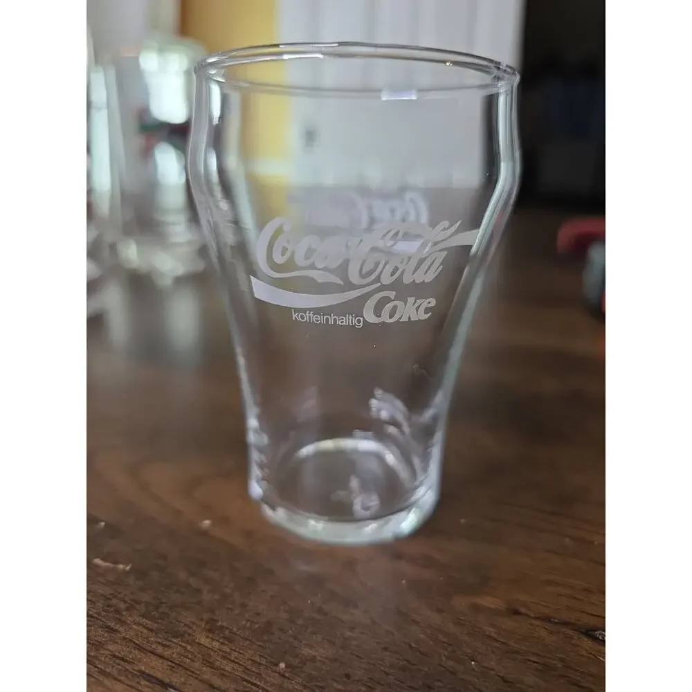 Vtg Trink Coca-Cola Coke Koffeinhaltig German 3-3/4